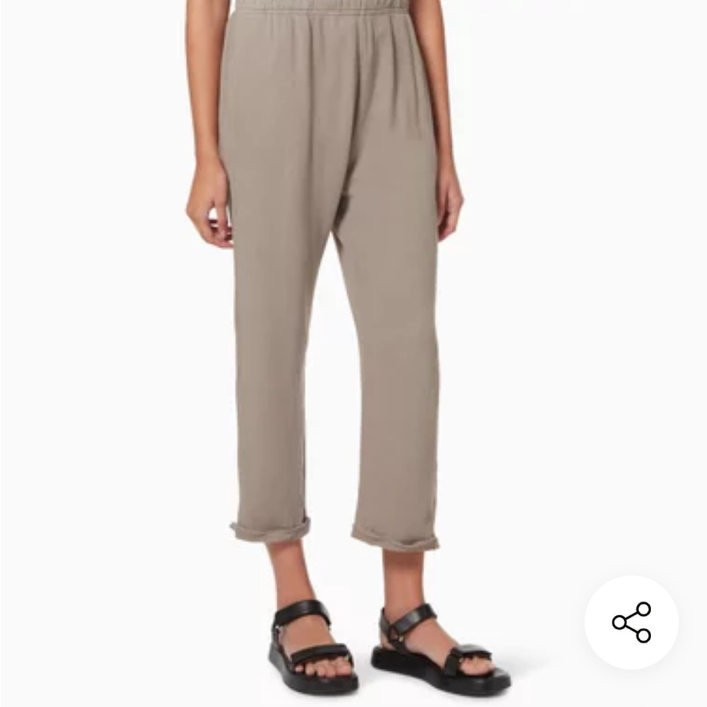 Les Tien Bar Tack sweatpant in ivory size small